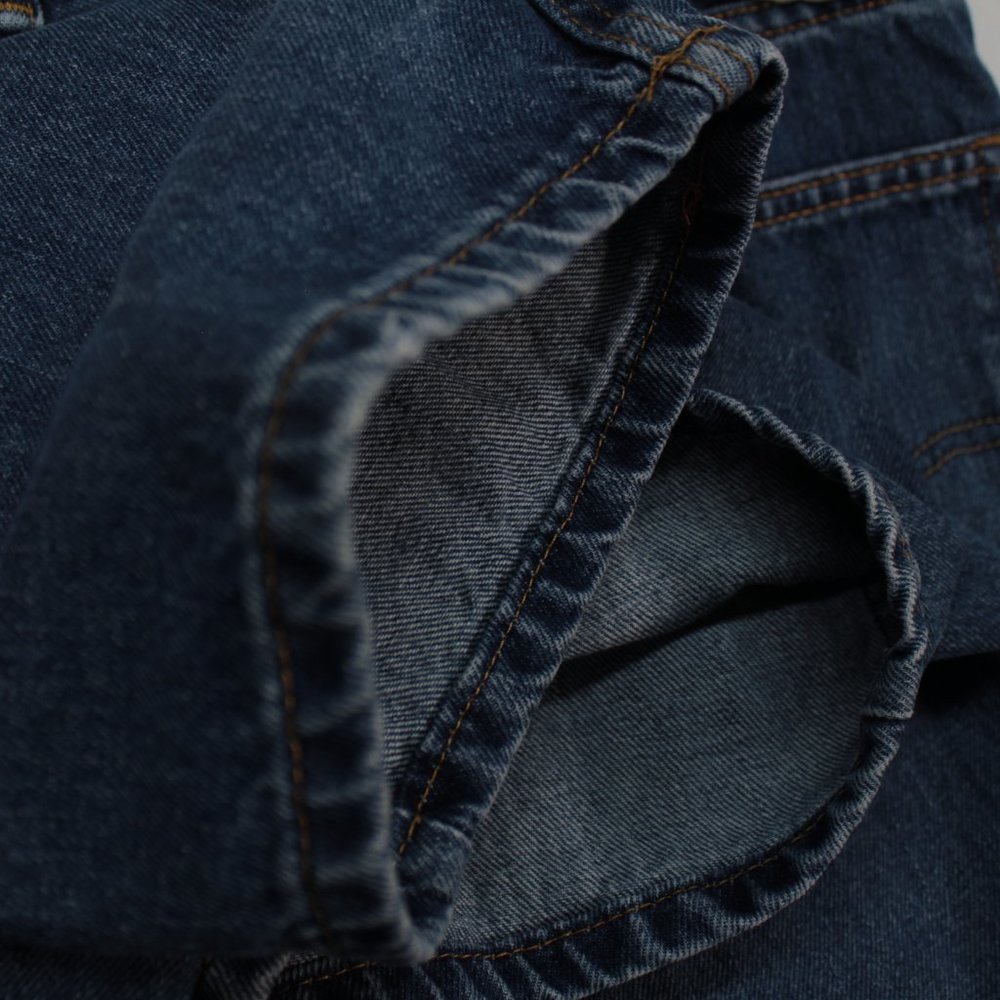Levi's 505 Jeans Men's Tag Size 40 x 30 Blue Denim Straight Fit - Picture 14 of 15